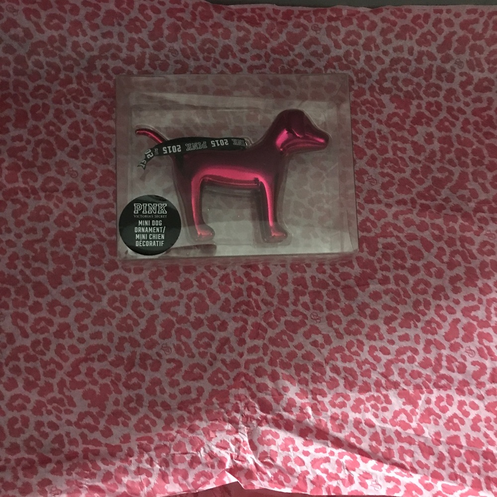 Mini Dog Ornament by Pink